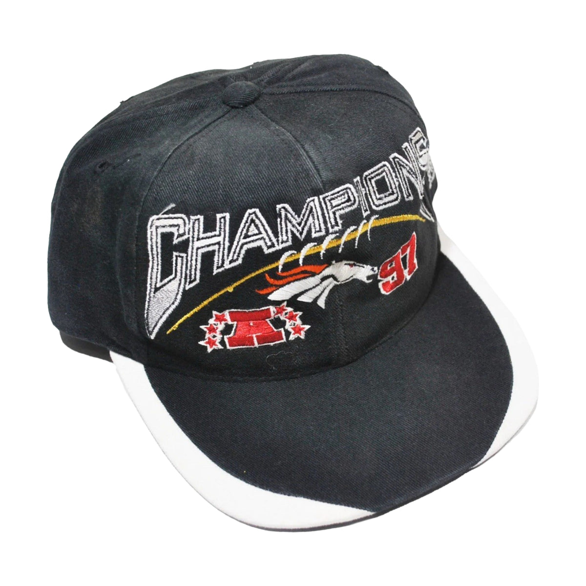 Vintage 1997 Denver Broncos AFC Champions Sports Specialties Snapback Hat - photo 1
