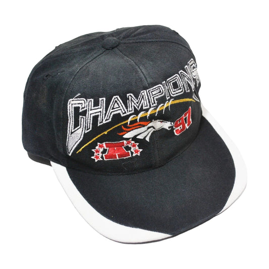 Vintage 1997 Denver Broncos AFC Champions Sports Specialties Snapback Hat - photo 1
