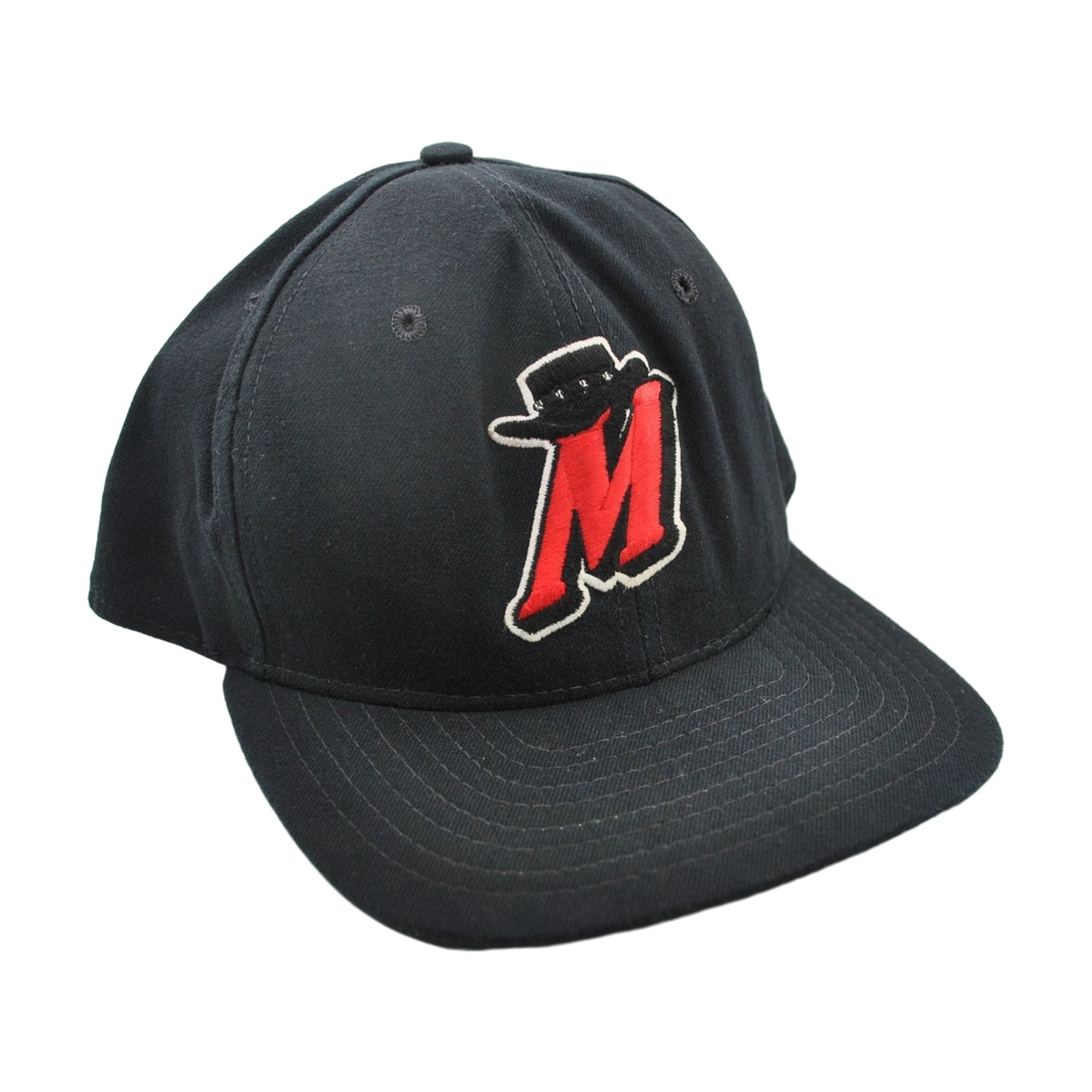 Vintage 90s Dallas Mavericks New Era Snapback Hat black - photo 1