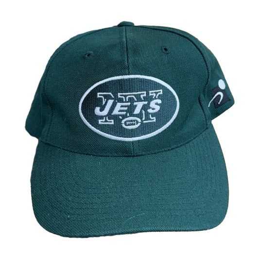 Vintage 90s New York Jets Sports Specialties Snapback Hat green - photo 1