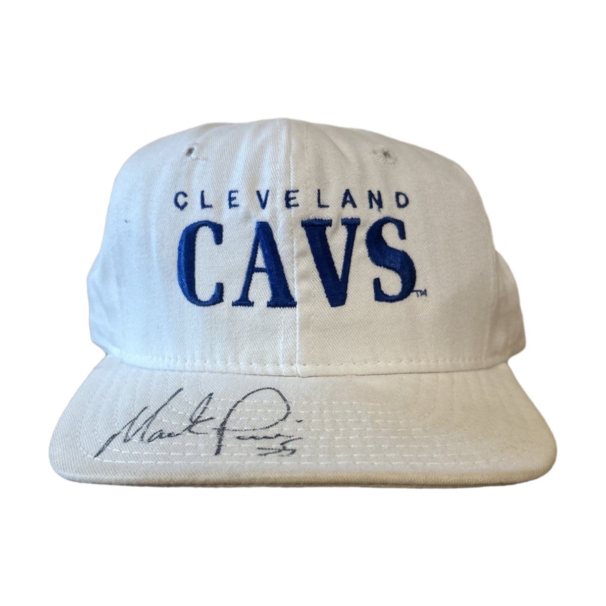 Vintage 90s Cleveland Cavaliers Ajd Snapback Hat white - photo 1