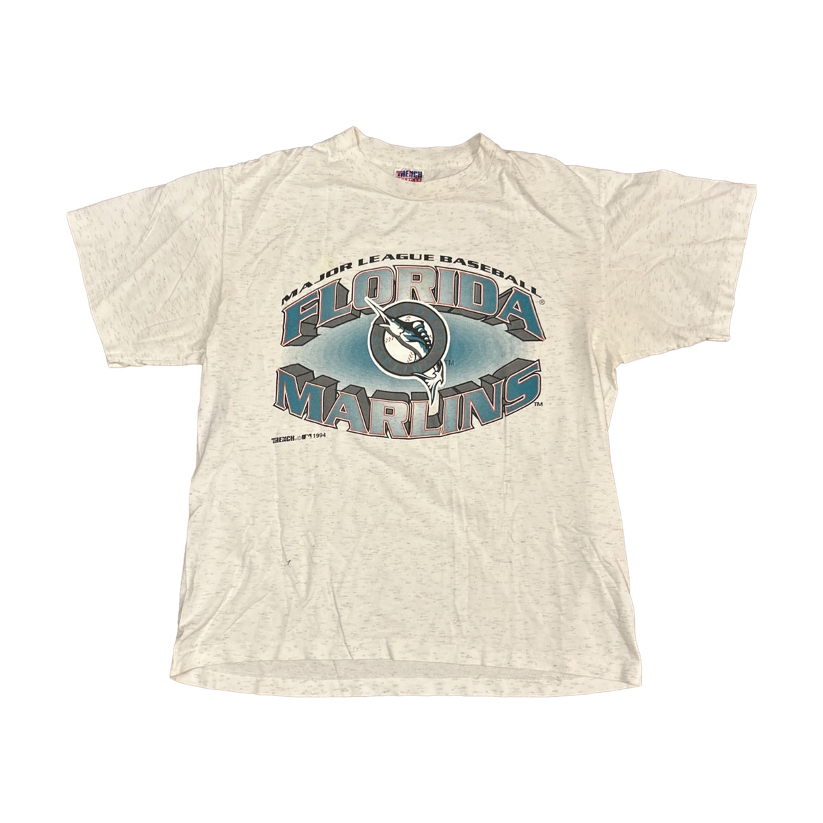 Vintage 1994 Florida Marlins Trench T-Shirt multi-color - photo 1