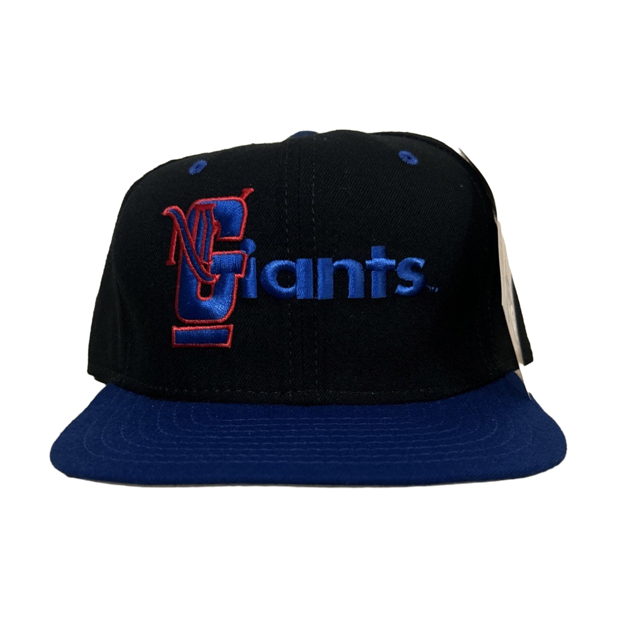 Vintage 90s New York Giants New Era Snapback Hat black - photo 1