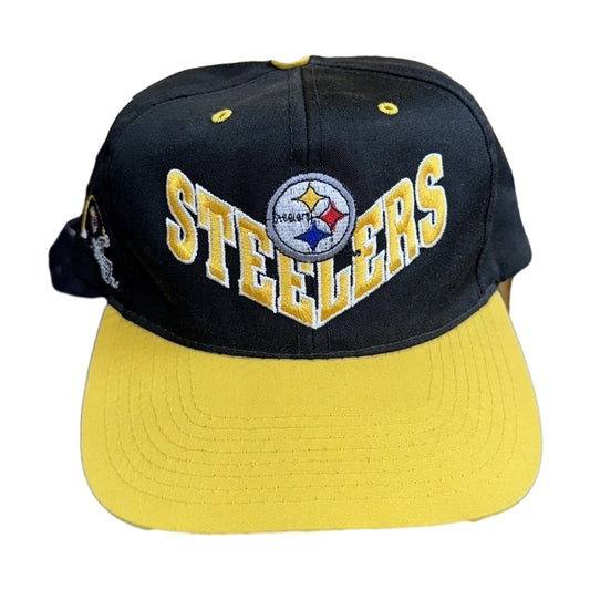 Vintage 90s Pittsburgh Steelers Sports Specialties Snapback Hat black - photo 1