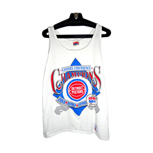 Vintage 90s Detroit Pistons Nutmeg Tank Top white - photo 1
