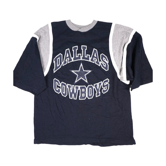 Vintage 90s Dallas Cowboys Troy Aikman The Edge Jersey blue - photo 1