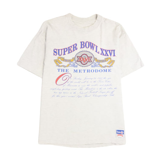 Vintage 90s Super Bowl Xxvi Nutmeg T-Shirt - photo 1