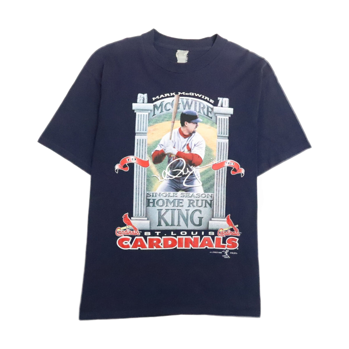 Vintage 1998 St. Louis Cardinals Mark Mcgwire T-Shirt - photo 1