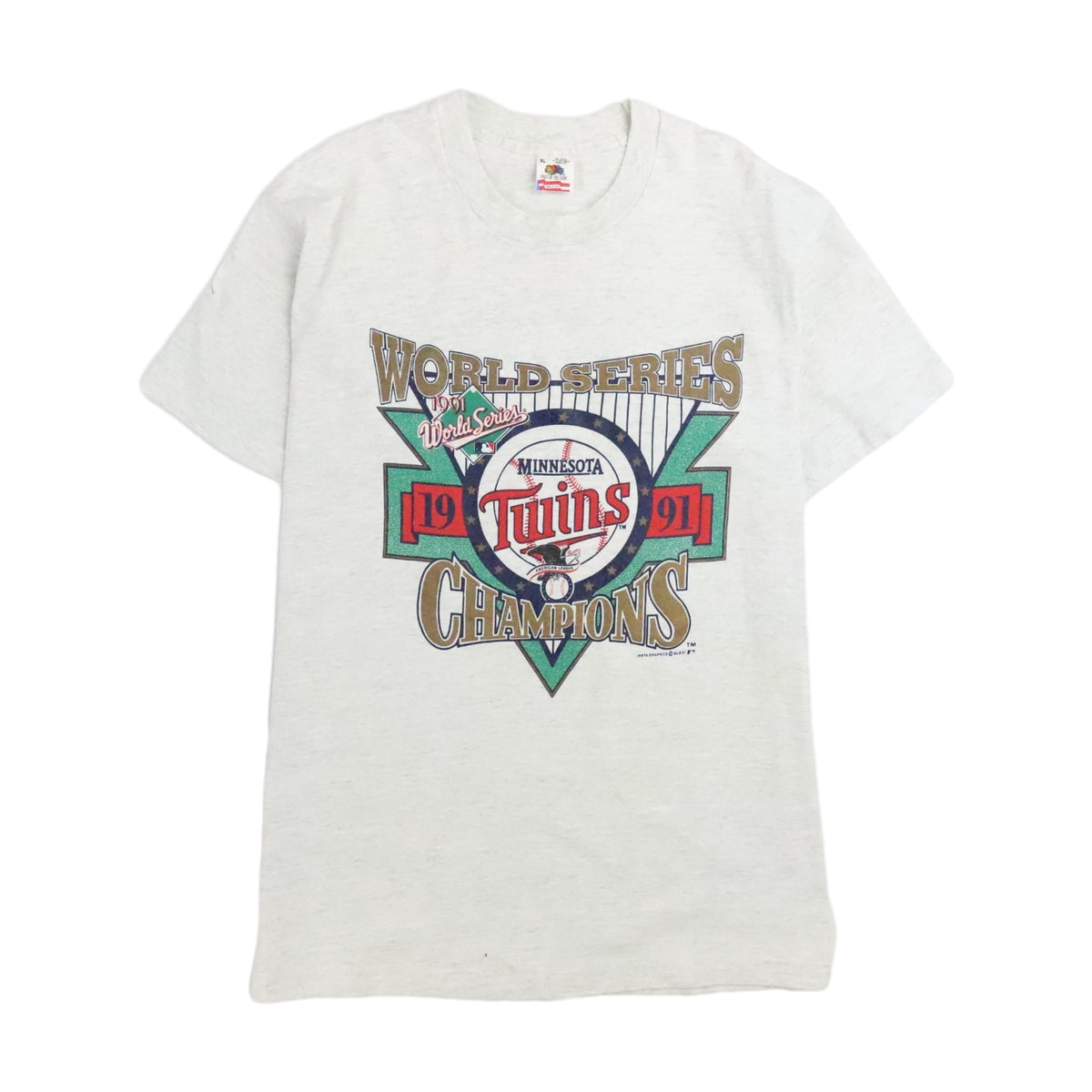Vintage 1991 Minnesota Twins World Series T-Shirt - photo 1