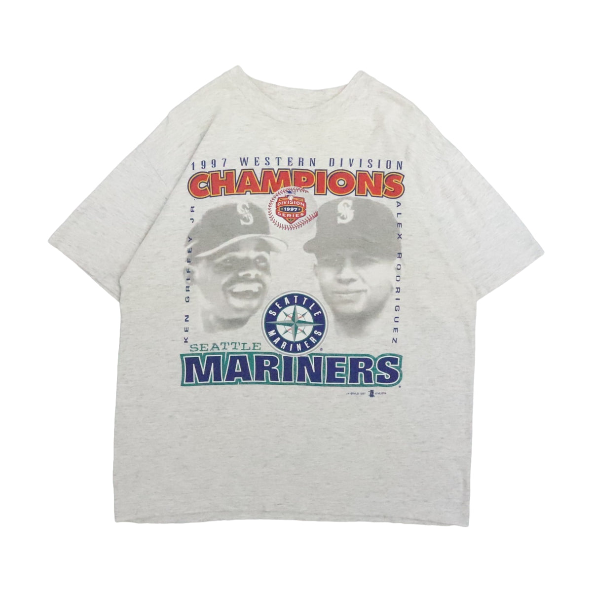 Vintage 90s Seattle Mariners Ken Griffey Jr. T-Shirt - photo 1