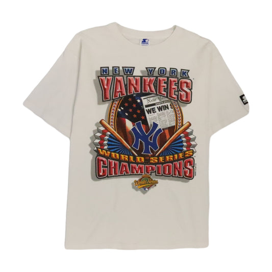 Vintage 90s New York Yankees World Series Starter T-Shirt - photo 1