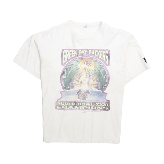 Vintage 1997 Green Bay Packers Super Bowl Xxxi Starter T-Shirt white - photo 1
