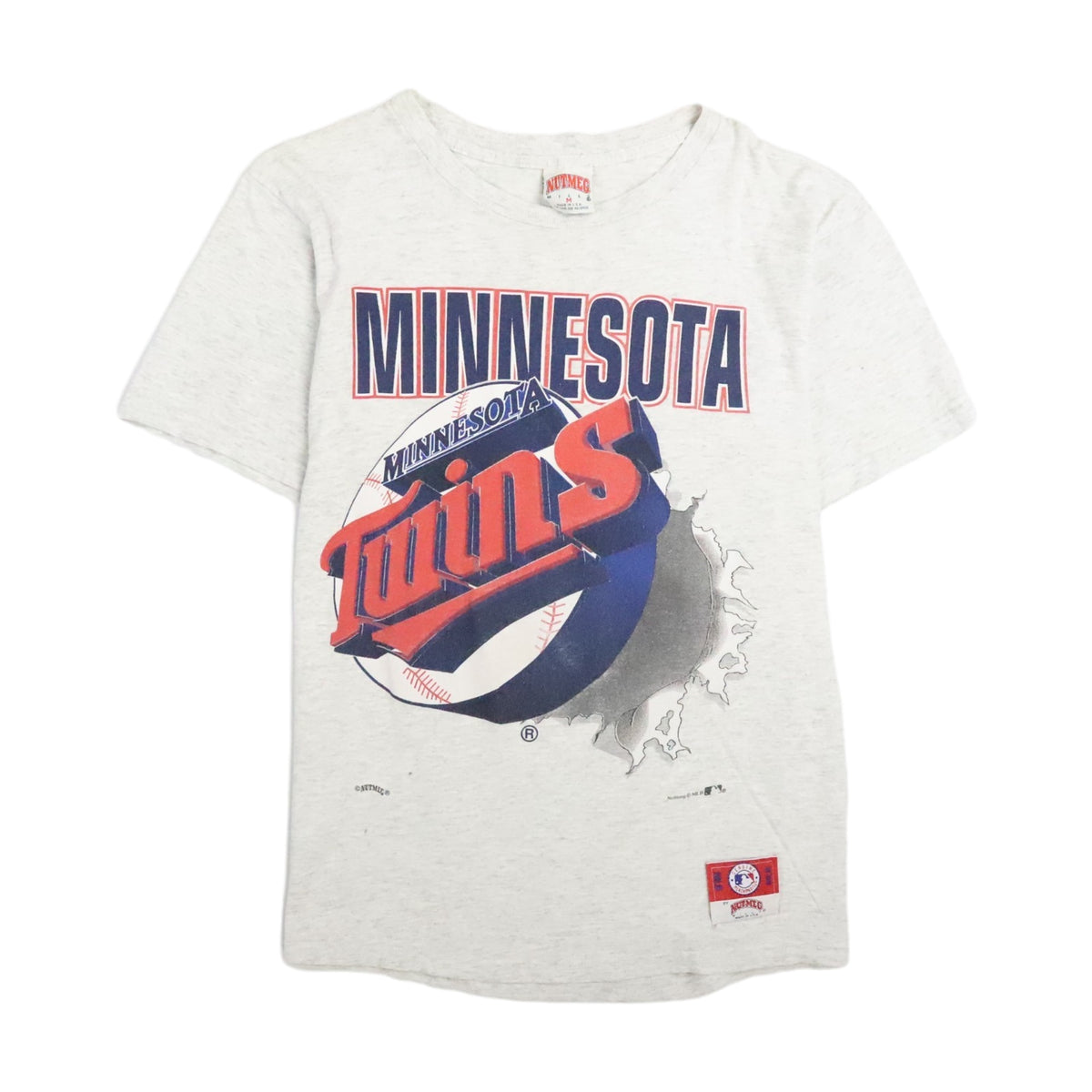 Vintage 90s Minnesota Twins Nutmeg T-Shirt - photo 1