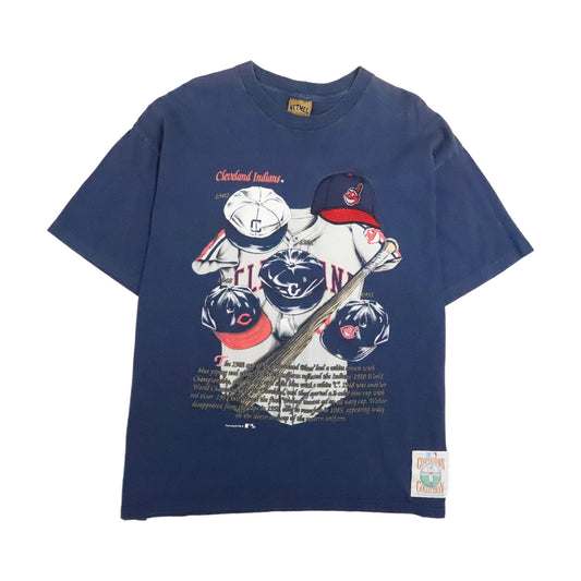 Vintage 90s Cleveland Indians Nutmeg T-Shirt - photo 1