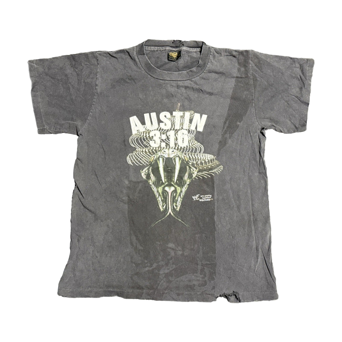 Vintage 90s Steve Austin Titan Sports T-Shirt black - photo 1