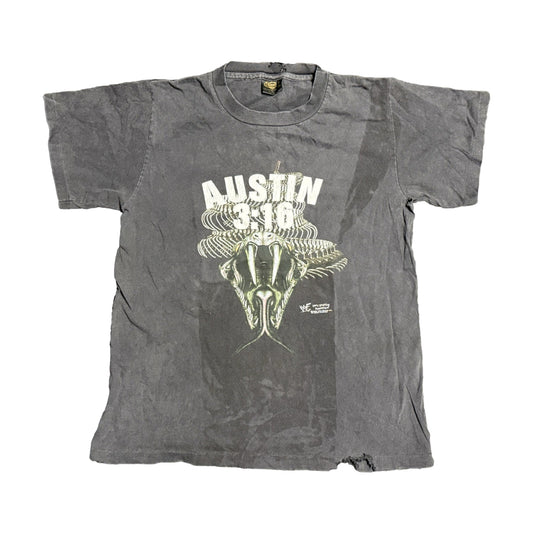 Vintage 90s Steve Austin Titan Sports T-Shirt black - photo 1