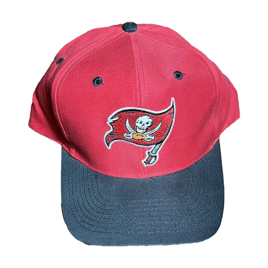Vintage 90s Tampa Bay Buccaneers Logo 7 Snapback Hat red - photo 1