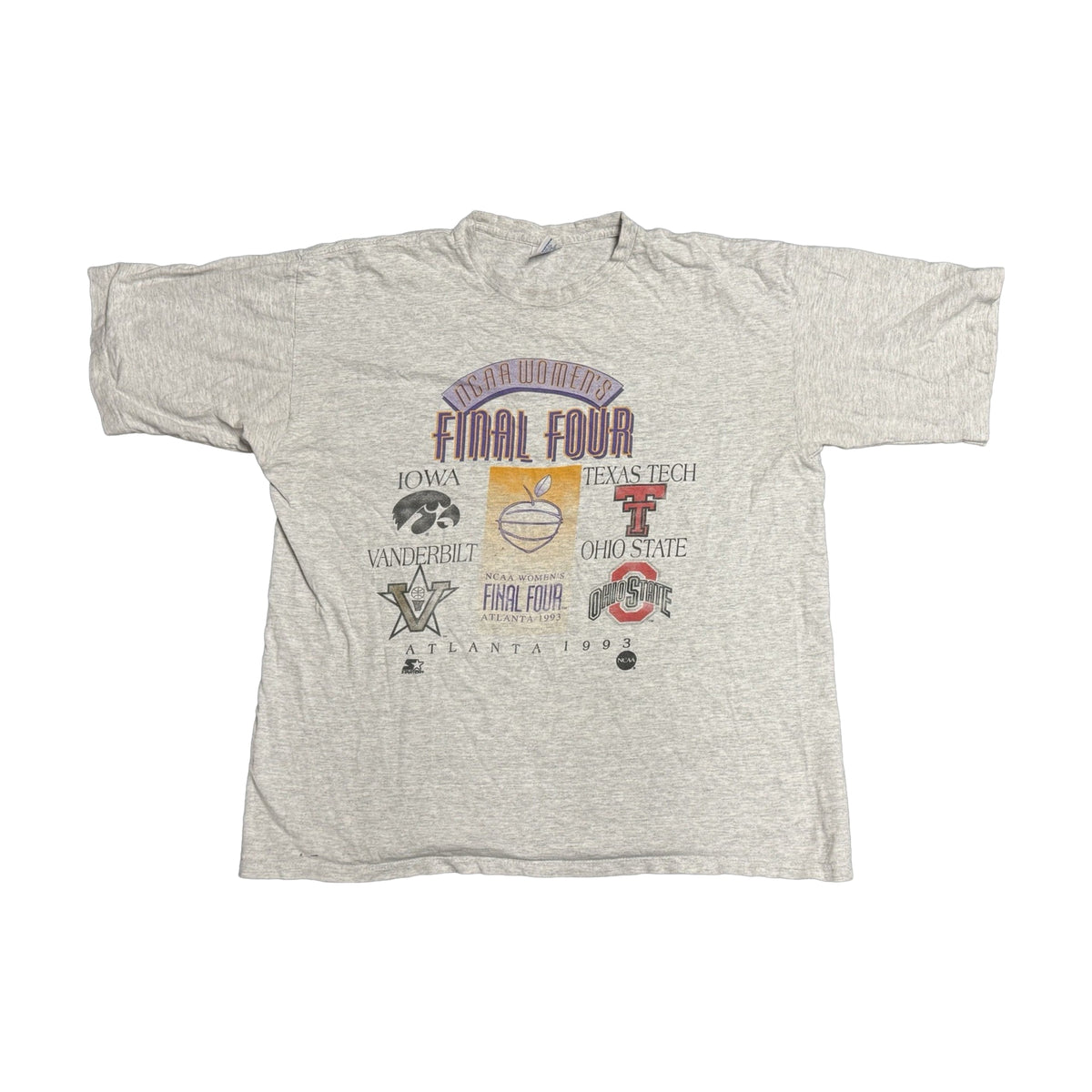 Vintage 1993 Raiders Starter T-Shirt gray - photo 1