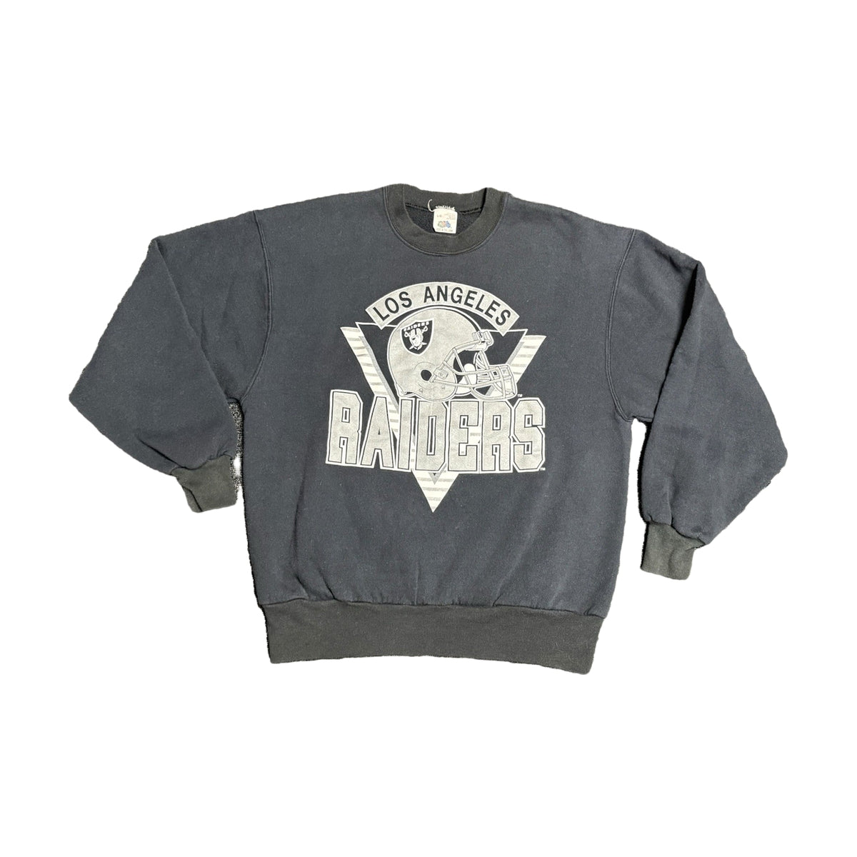 Vintage 90s Los Angeles Raiders Fruit of the Loom Sweatshirt black - photo 1