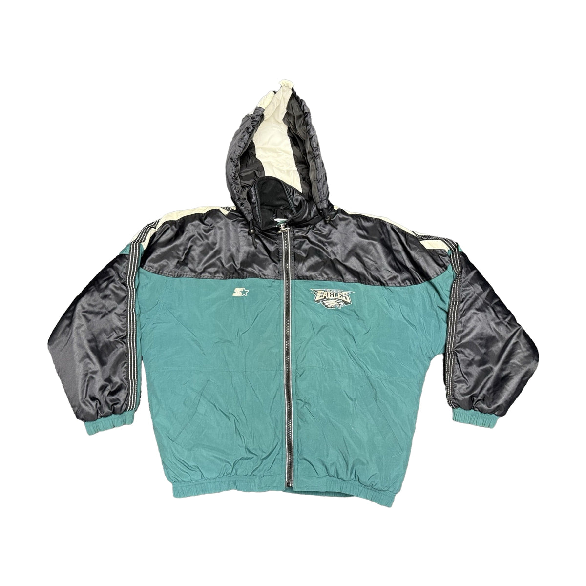 Vintage 90s Philadelphia Eagles Starter Jacket green - photo 1
