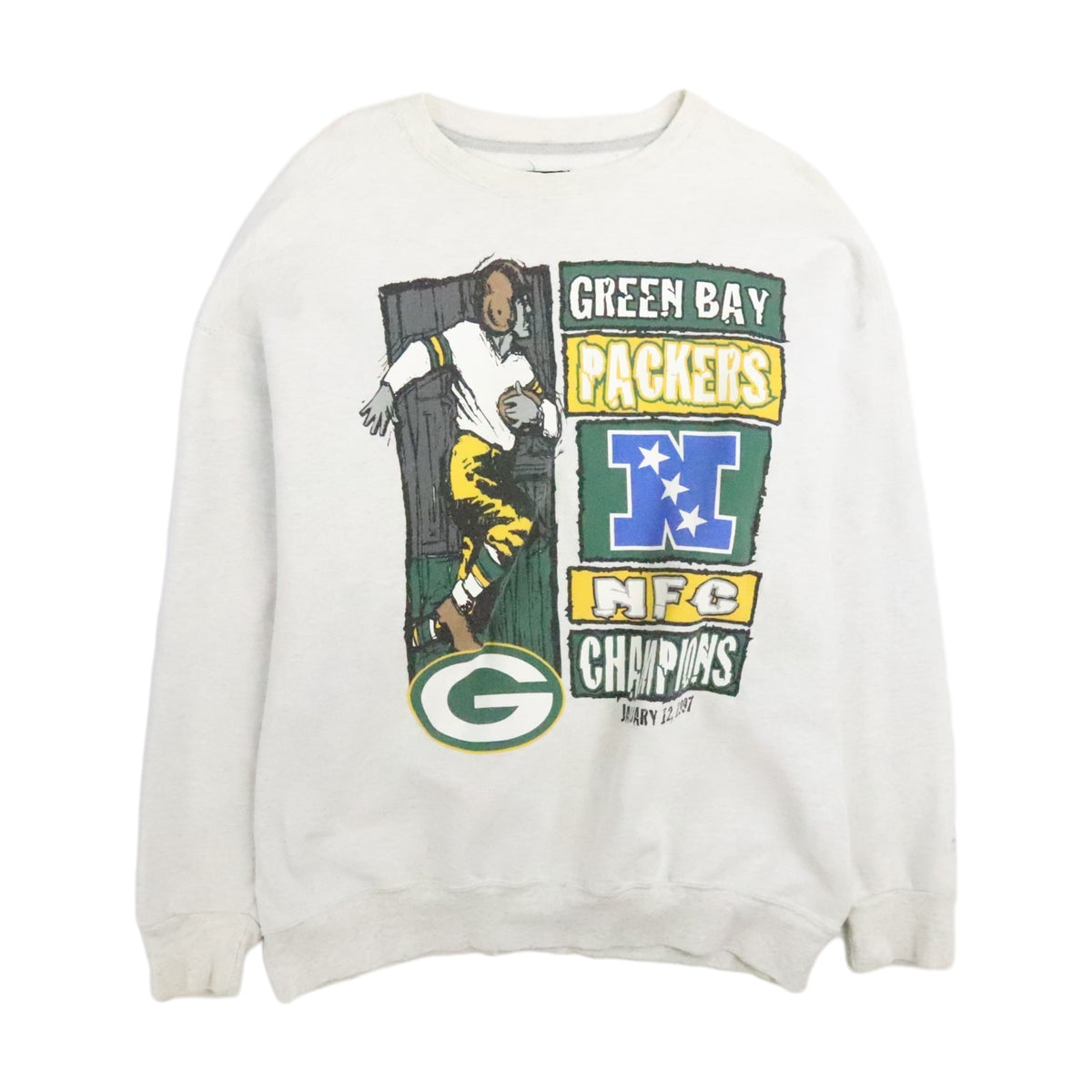 Vintage 1997 Green Bay Packers Starter Sweatshirt green - photo 1