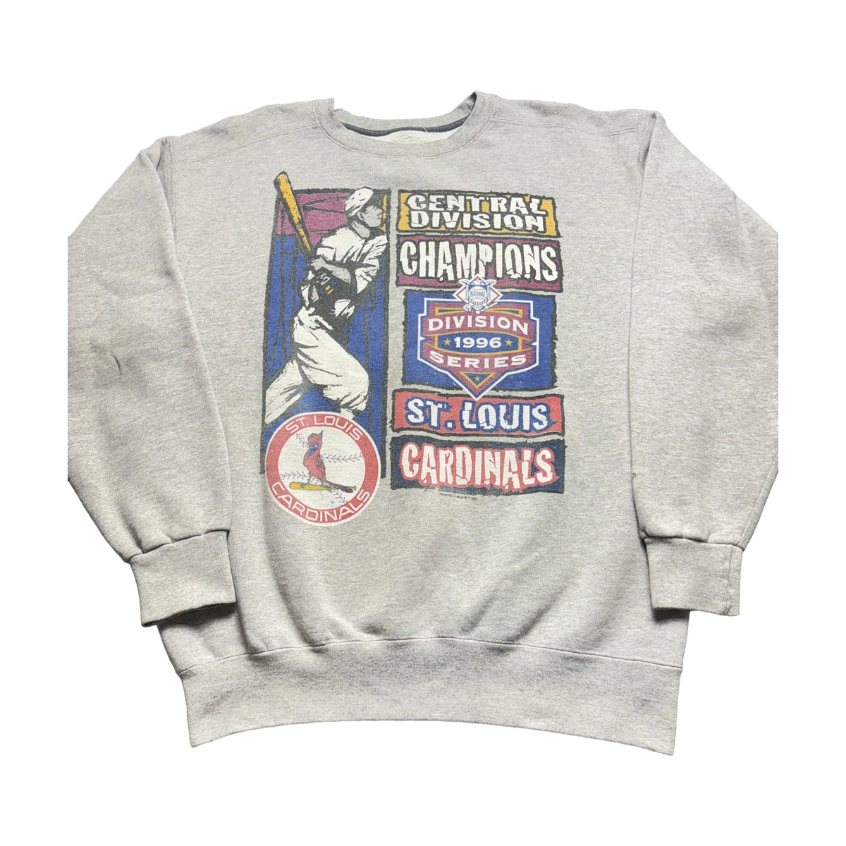 Vintage 1996 St. Louis Cardinals Starter Sweatshirt gray - photo 1