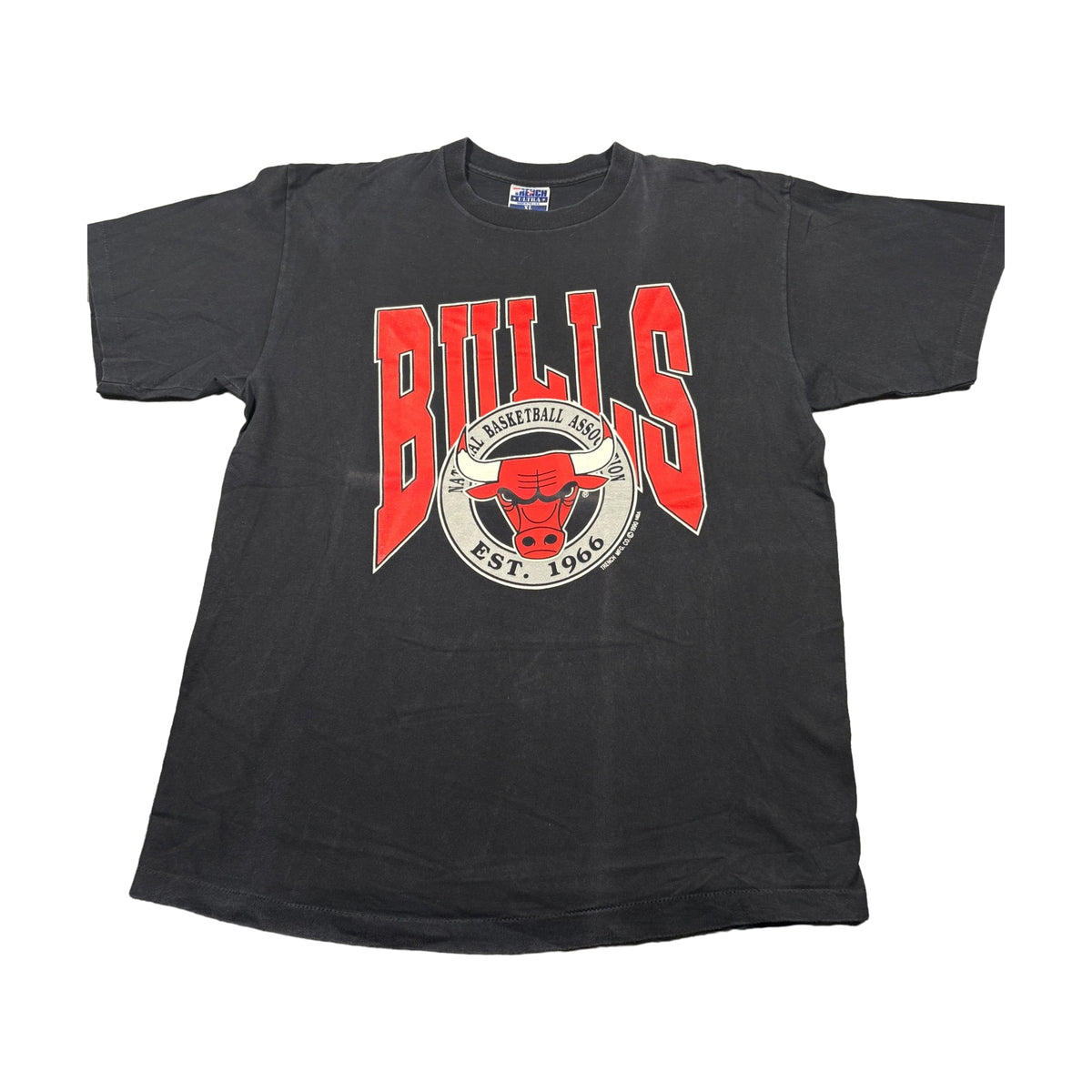 Vintage 1990 Chicago Bulls Trench T-Shirt black - photo 1