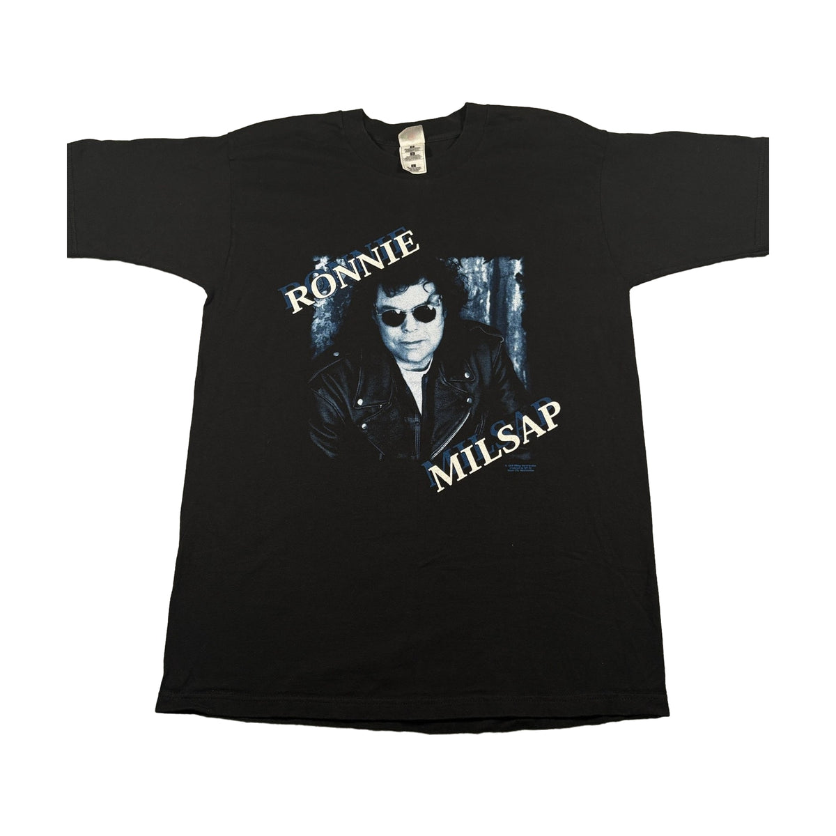 Vintage 1998 Ronnie Milsap Tour Fruit of the Loom T-Shirt black - photo 1