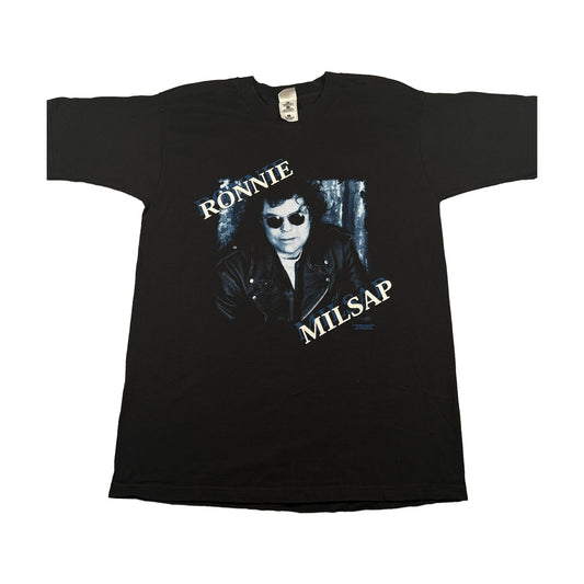 Vintage 1998 Ronnie Milsap Tour Fruit of the Loom T-Shirt black - photo 1