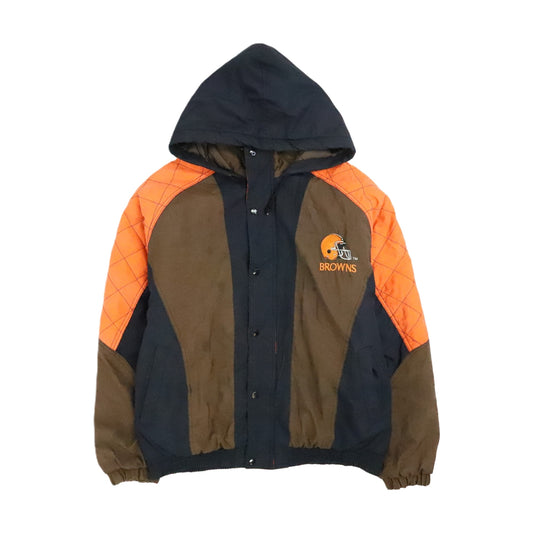 Vintage 90s Cleveland Browns Starter Jacket brown - photo 1