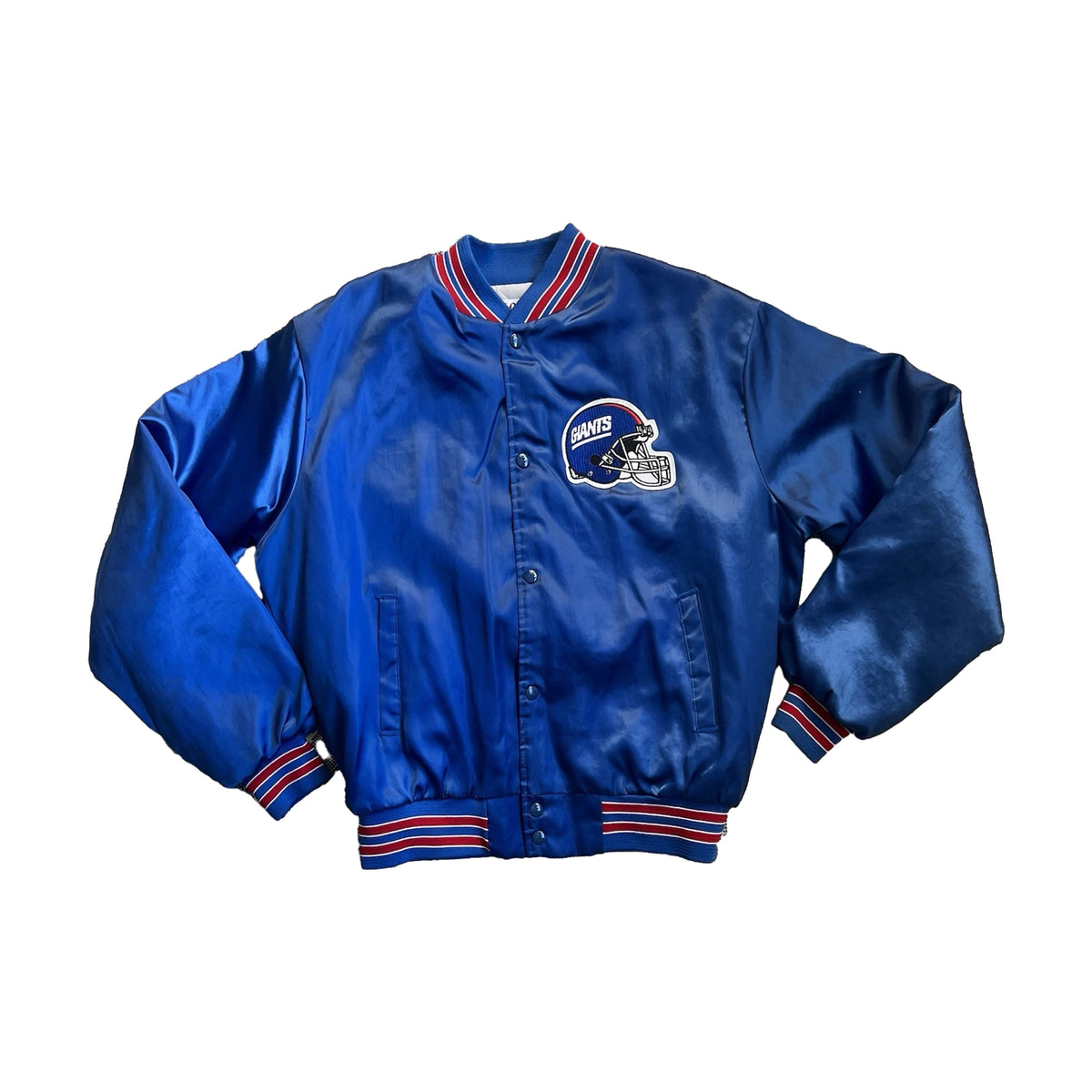 Vintage 80s New York Giants Jacket blue - photo 1