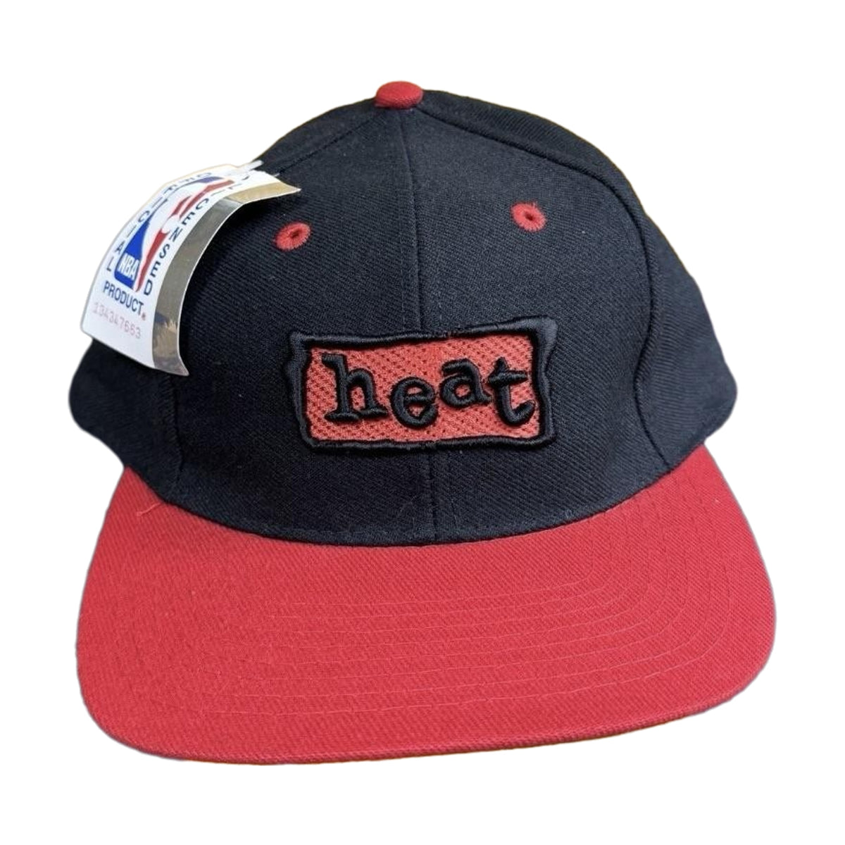 Vintage 90s Miami Heat Unbranded Snapback Hat black - photo 1