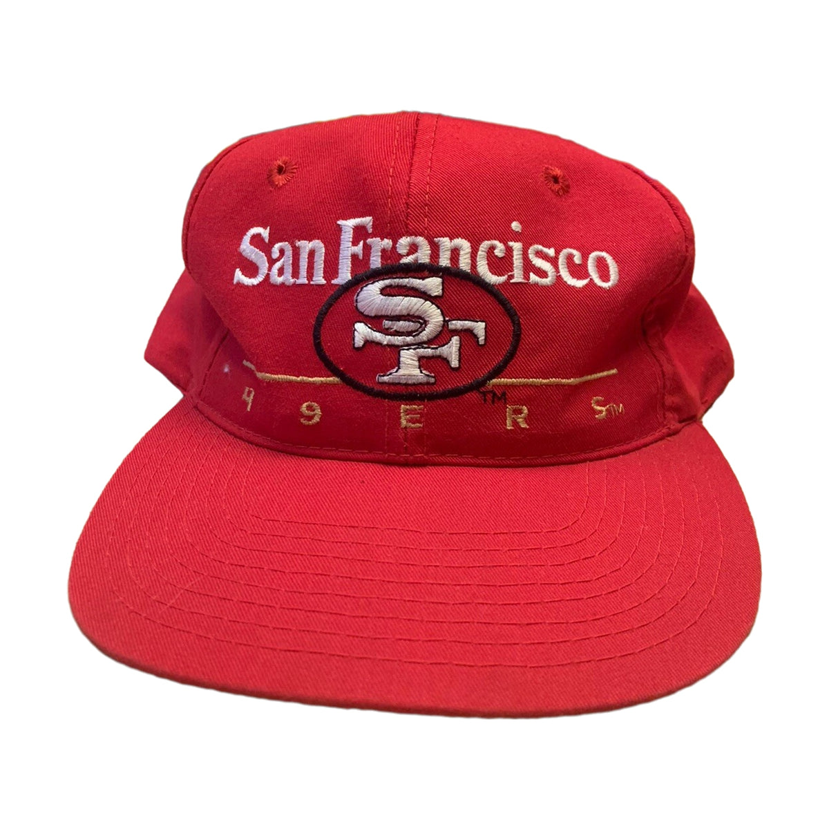 Vintage 90s San Francisco 49ers Snapback Hat red - photo 1