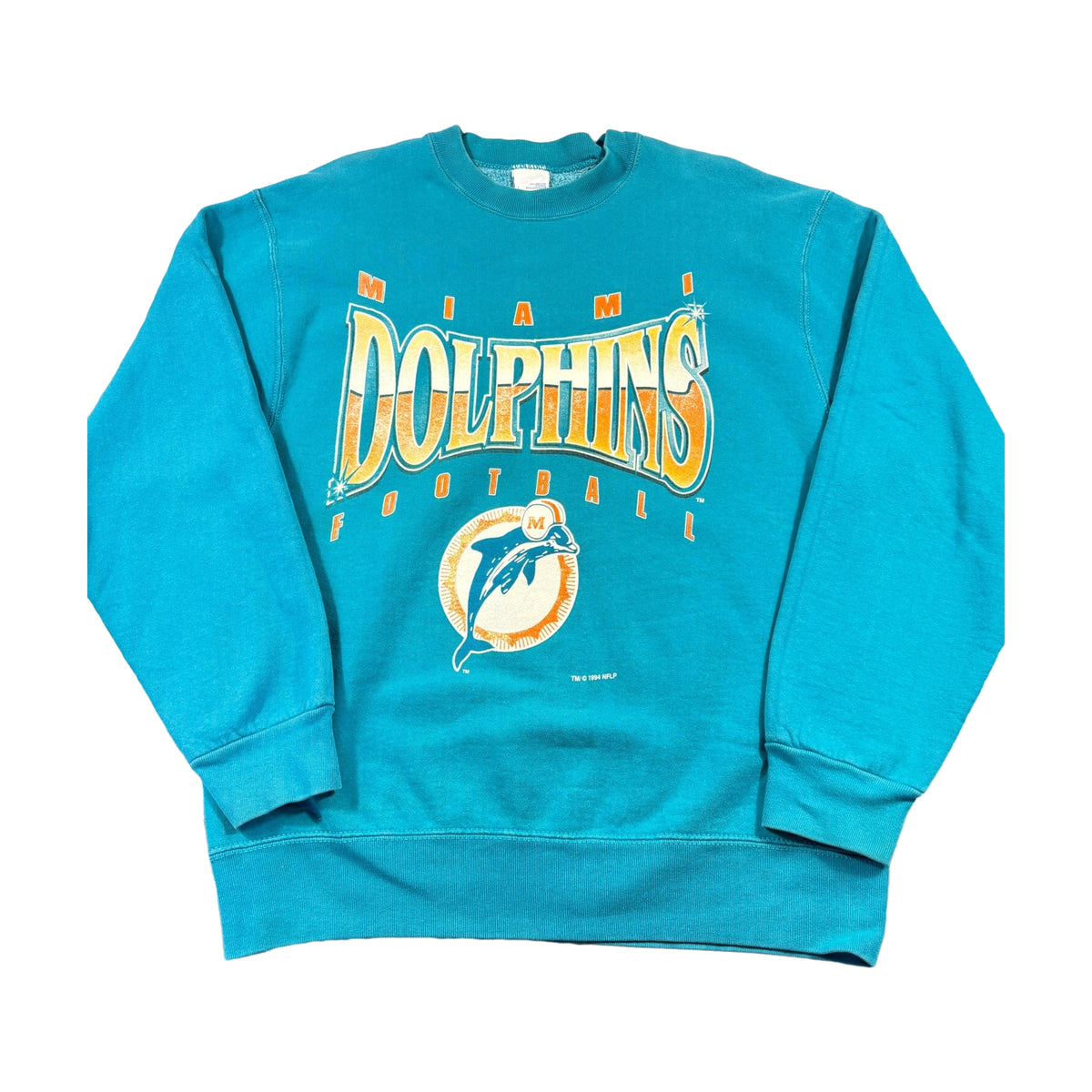 Vintage 1994 Miami Dolphins Salem Sportswear Sweatshirt blue - photo 1