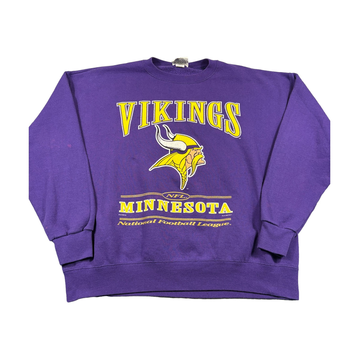 Vintage 1997 Minnesota Vikings Lee Sport Sweatshirt purple - photo 1