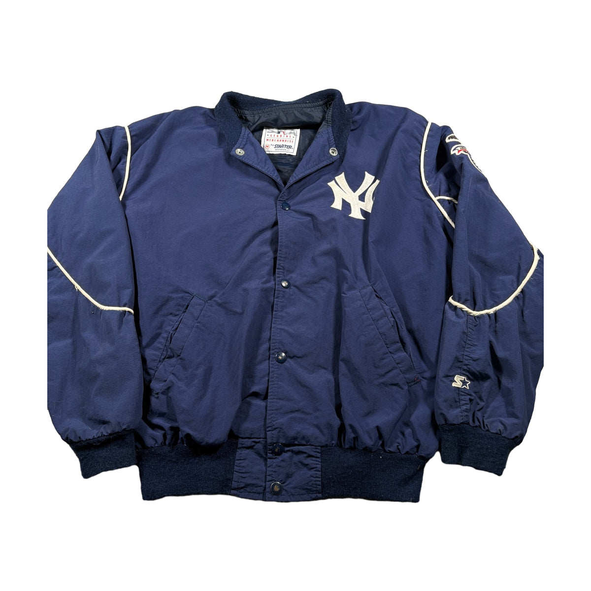 Vintage 90s New York Yankees Starter Jacket blue - photo 1