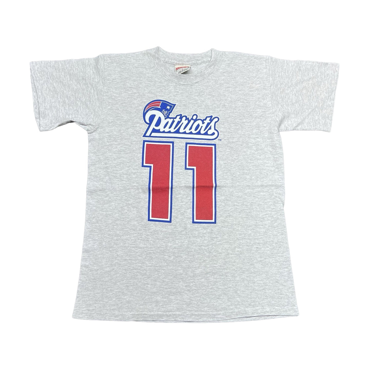 Vintage 90s New England Patriots Nutmeg T-Shirt gray - photo 1