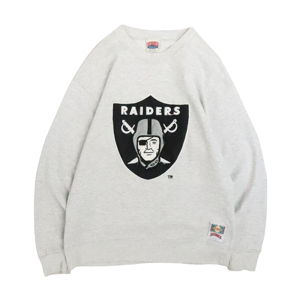Vintage 90s Oakland Raiders Nutmeg Sweatshirt - photo 1