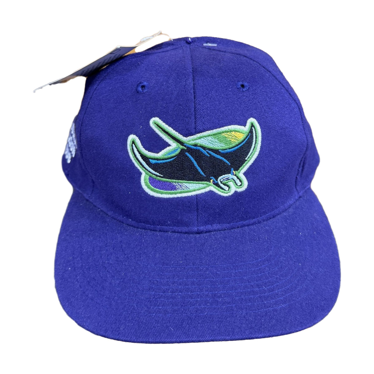 Vintage 1998 Rays Logo 7 Snapback Hat purple - photo 1