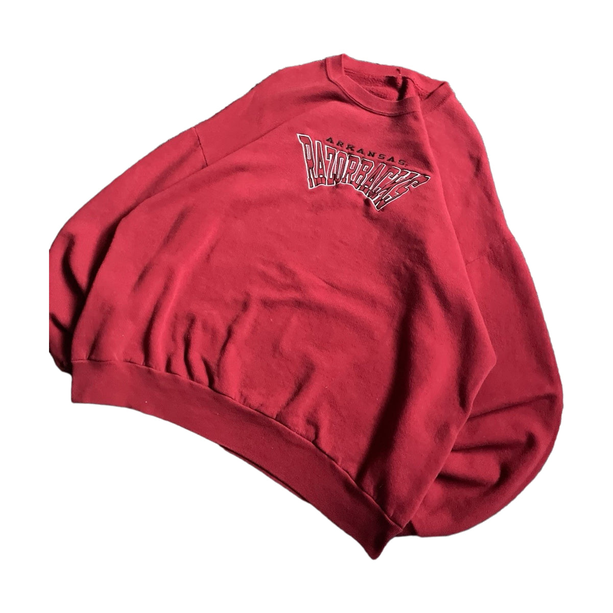 Vintage 90s Arkansas Razorbacks Sweatshirt red - photo 1