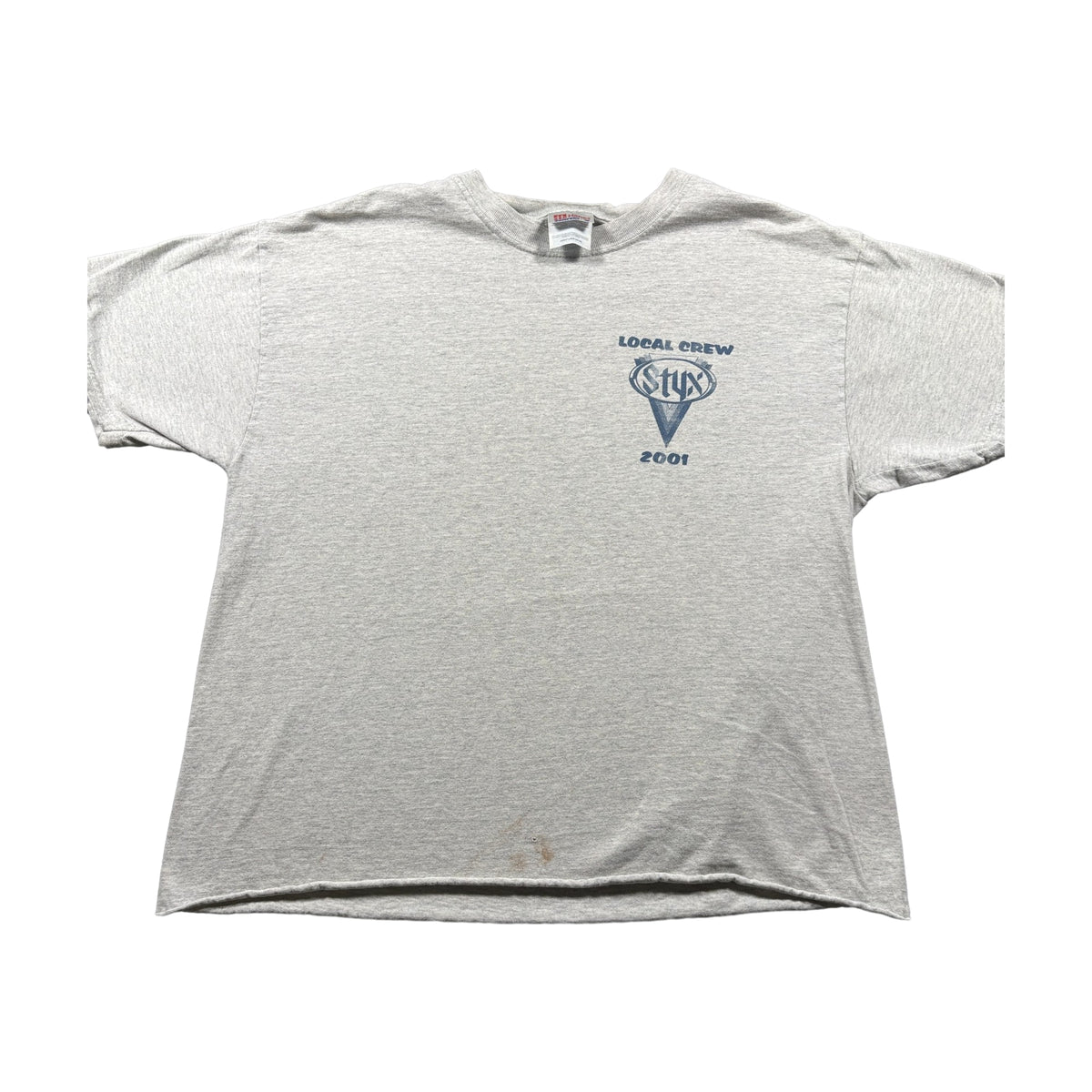 Vintage 2001 Local Crew Hanes T-Shirt gray - photo 1