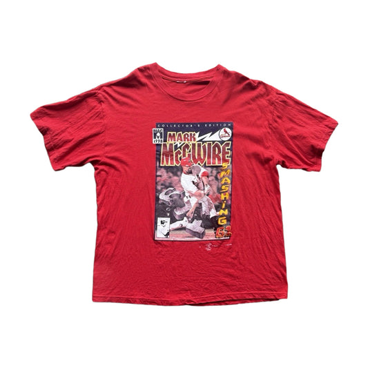 Vintage 90s St. Louis Cardinals Mark Mcgwire Unbranded T-Shirt red - photo 1