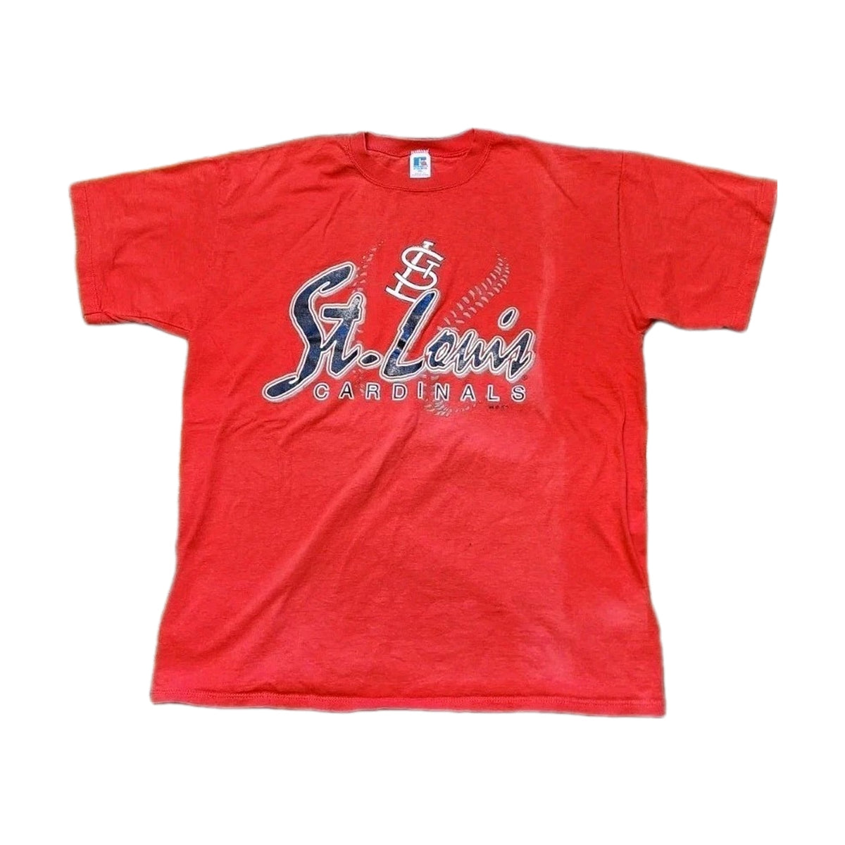 Vintage 90s St Louis Cardinals Russell Athletic T-Shirt red - photo 1