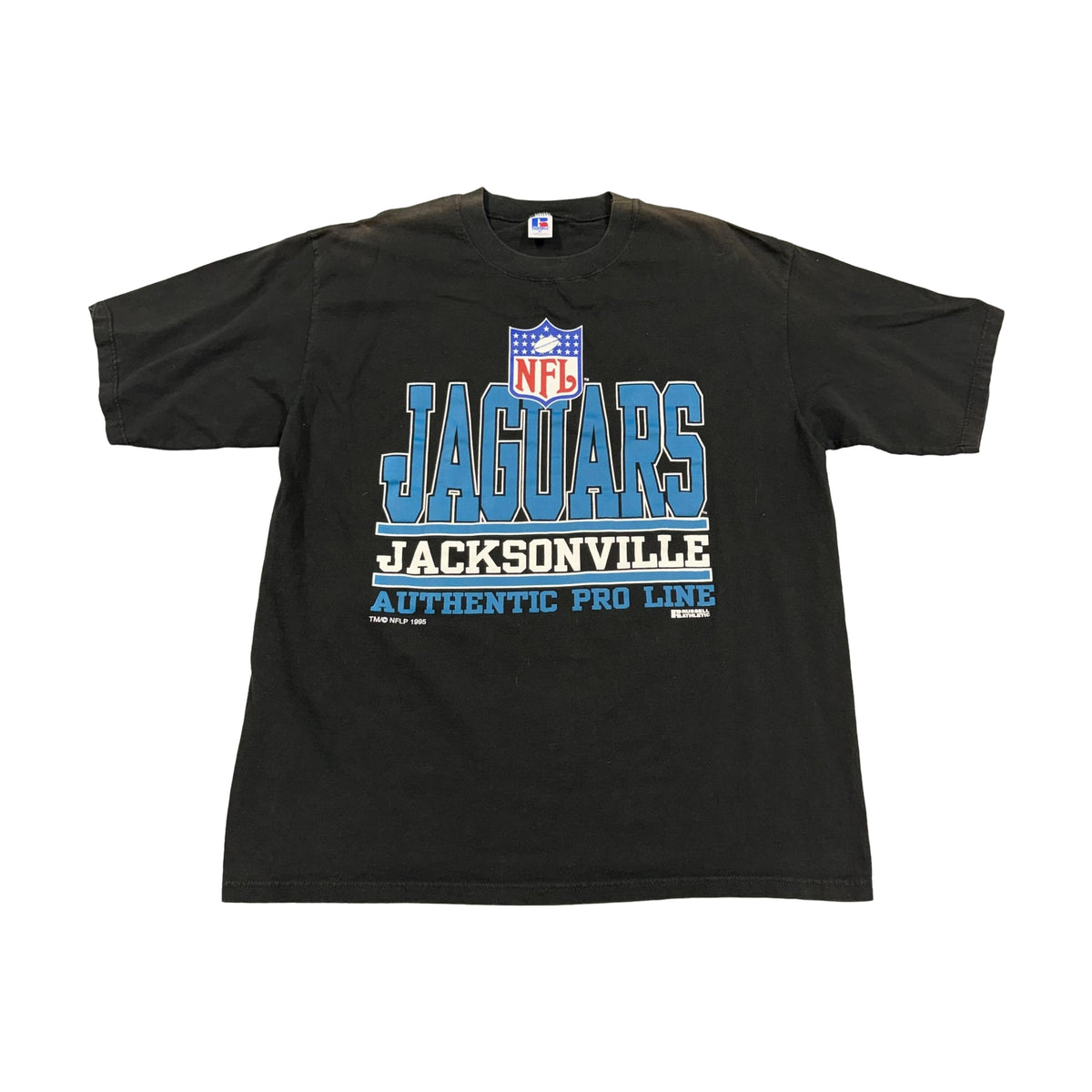 Vintage 90s Jacksonville Jaguars Russell Athletic T-Shirt black - photo 1
