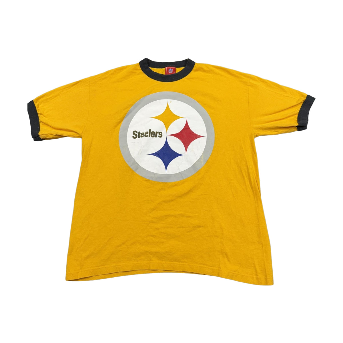 Vintage 90s Pittsburgh Steelers NFL T-Shirt yellow - photo 1