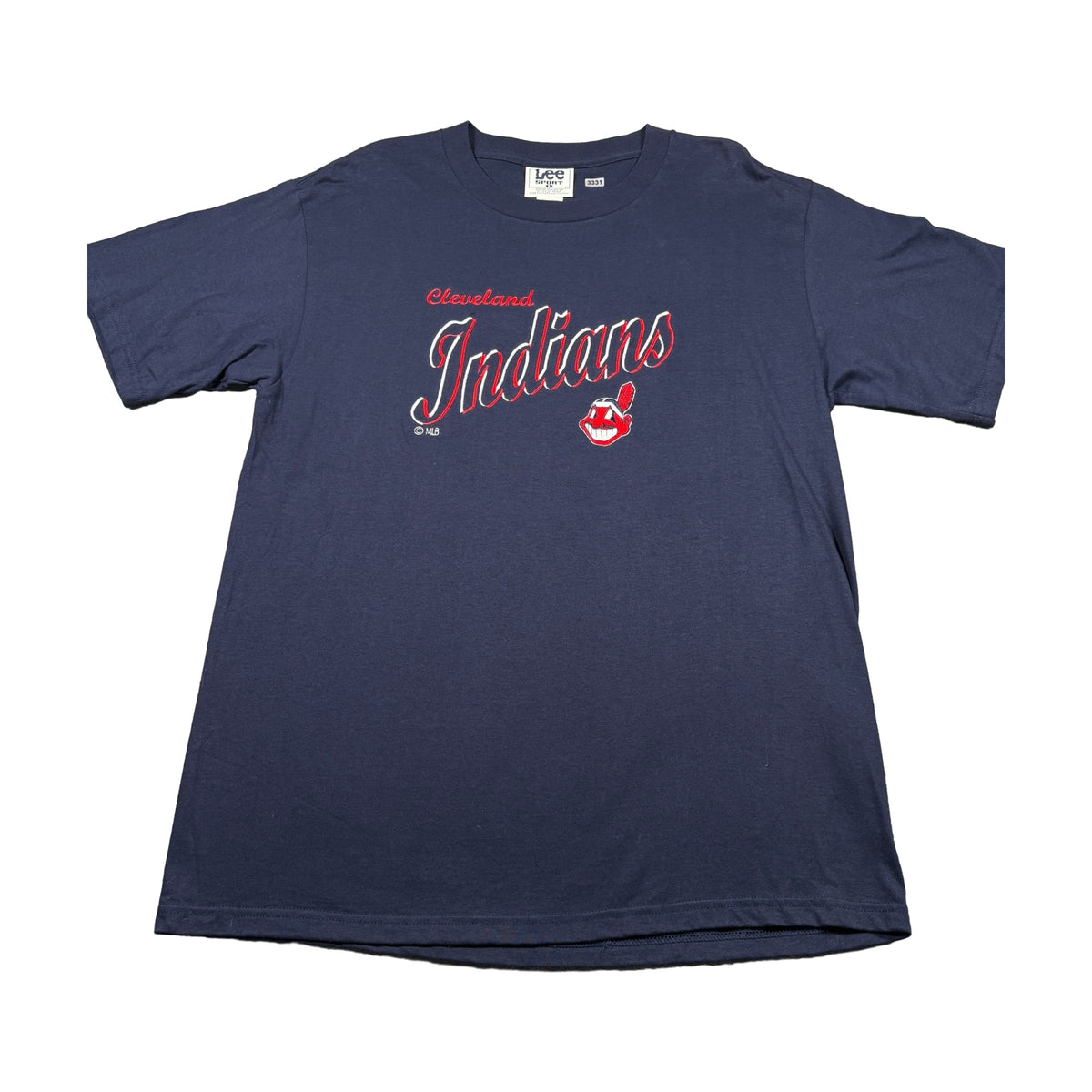 Vintage 90s Cleveland Guardians Lee Sport T-Shirt blue - photo 1