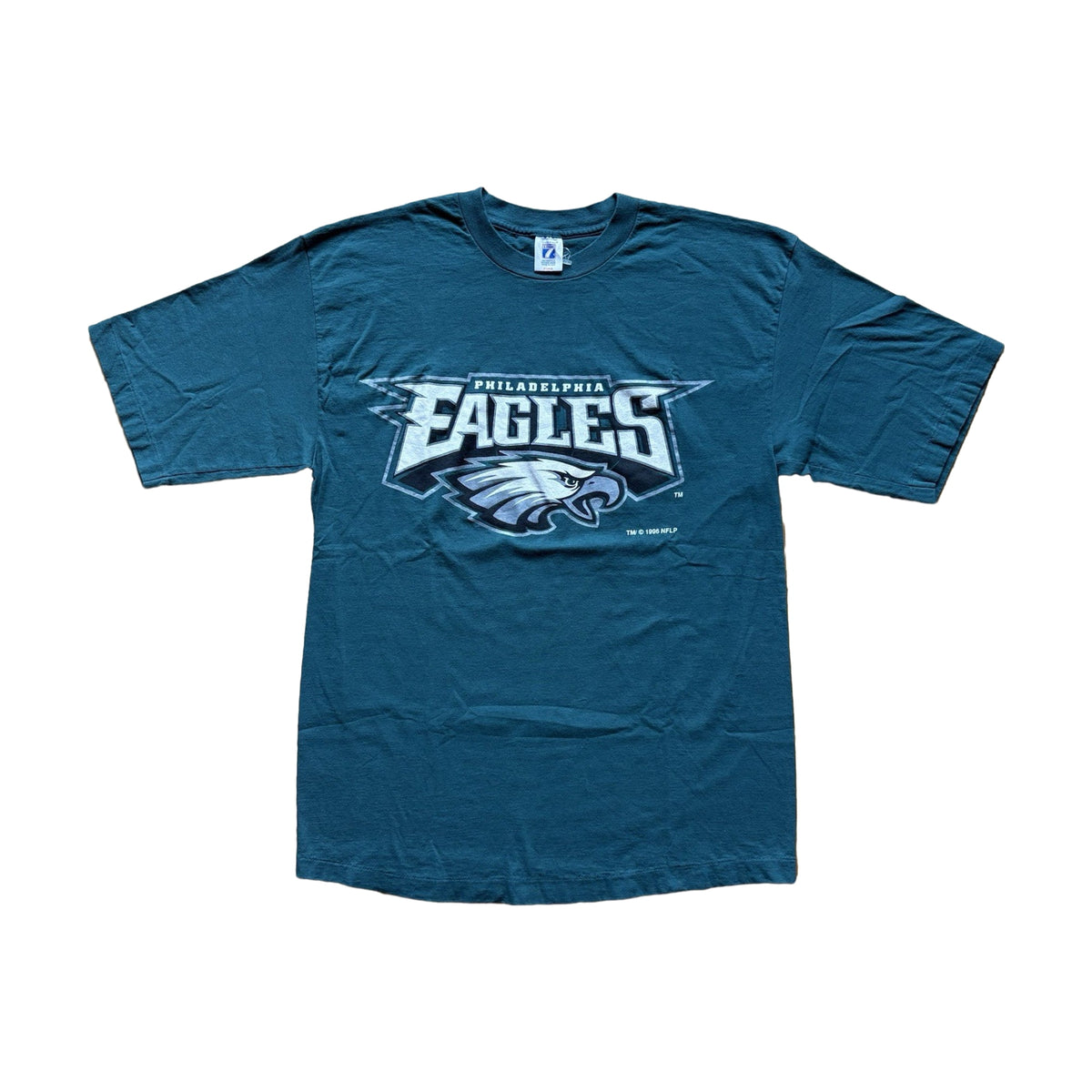 Vintage 1996 Philadelphia Eagles Logo 7 T-Shirt green - photo 1