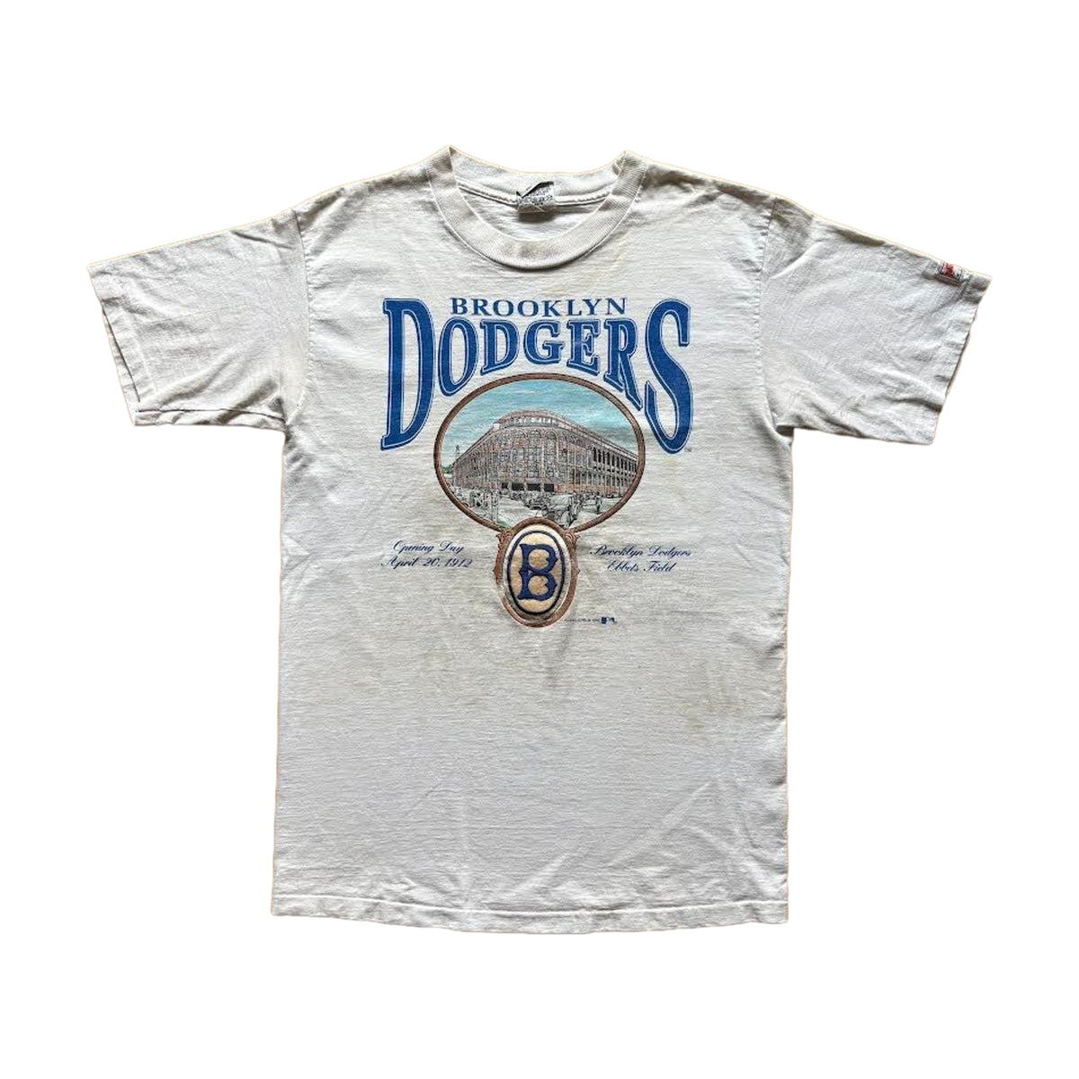 Vintage 1991 Brooklyn Dodgers Nutmeg T-Shirt white - photo 1