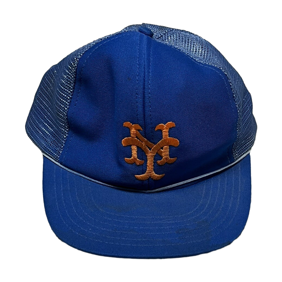 Vintage 90s New York Mets U.i.i. Snapback Hat blue - photo 1