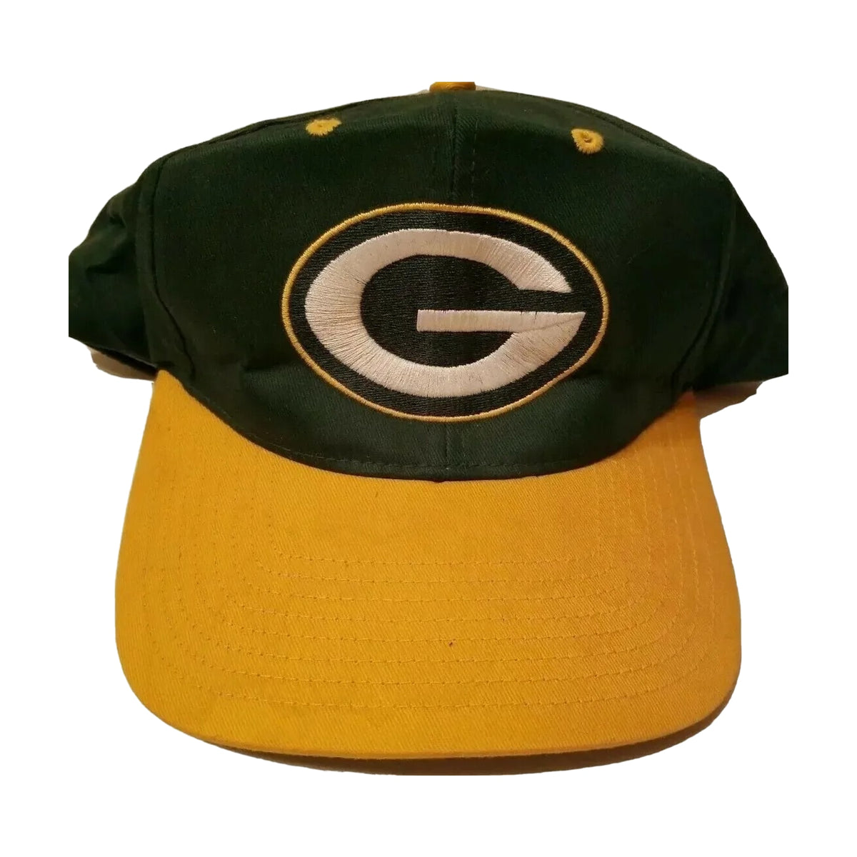Vintage Green Bay Packers Brett Favre Twins Enterprise Snapback Hat green - photo 1